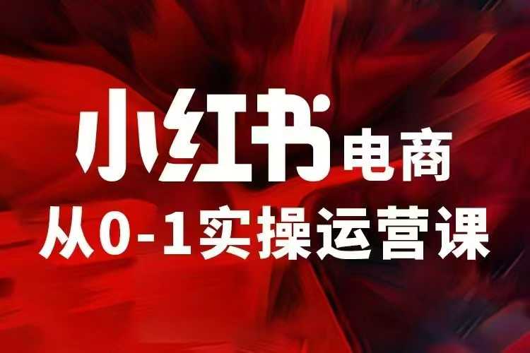 小红书电商运营，97节小红书vip内部课，带你实现小红书赚钱好项目网-专注分享网络创业项目落地实操课程 – 全网首发_高质量创业项目输出好项目网